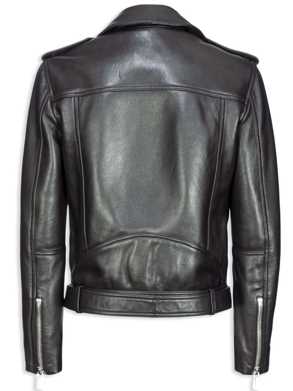 Affordable jacket Versace Women leather biker belted 0625
